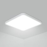 Comely plafonnier led �40cm, 42w 2070lm lampe de plafond, ip44 plafonnier salle de bain led, 6500k lumi�re ...