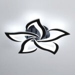 Comely - plafonnier led en 48w moderne acrylique en forme de pétale d'hirondelle noire à 5 têtes (lumière ... Comely - plafonnier led en 48w moderne acrylique en forme de pétale d'hirondelle noire à 5 têtes (lumière ...
