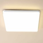 Comely plafonnier led carr�, 48w ip44 4500k plafonnier led, 5400lm lampe de plafond led, luminaire plafonnier ...