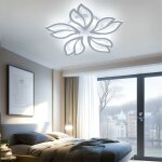 Comely - plafonnier led, lustres led moderne 75w 6000lm 6500k pour salon, couloir, salle � manger, cuisine ...
