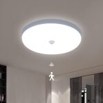 [jamais utilis�] comely plafonnier led avec d�tecteur de mouvement, 30w 6600k lampe de plafond moderne ...