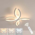 Comely - plafonnier led dimmable moderne, lampe de plafond 30w 3400lm, luminaire plafonnier forme de ...