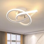 Comely plafonnier led moderne, lampe de plafond 22w 2500lm, lustre pour chambre, salon, couloir, diam�tre ...