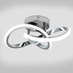 Comely plafonnier led moderne, lampe de plafond 22w 2500lm, lustre pour chambre, salon, couloir, diam�tre ...