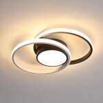 Comely - plafonnier led moderne pour salon, luminaire de plafond pour cuisine, lampe de plafond ronde ...