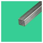 Commentfer - tube inox bross� carr� 40x40 mm epaisseur - 1, 5 mm, longueur - 3 metres