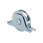 Roue 1 roulement  support intrieur  gorge v 80mm charge de 160kg - comunello - 335v - 80