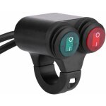 Commutateur de guidon de moto, interrupteur marche / arr�t universel 22mm phare feux antibrouillard double ...