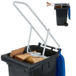 Compacteur de dechets gris pour la poubelle