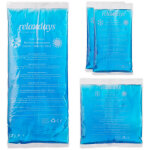 Compresses avec gel thermique en lot de 4, premiers secours, 3 tailles, chaud - froid, sport, muscles, ...