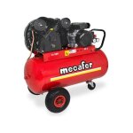 Mecafer - compresseur 100l - 3cv - 10 bars - bicylindre v fonte