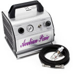 Wiltec - compresseur  membrane arographe airbrush as176 ? monocylindrique, portatif, silencieux ? 3 ...