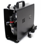 Wiltec - compresseur  membrane arographe airbrush as196a ? 2 cylindres ? 6 bar ? diaphragme ? sans ...