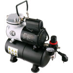 Compresseur a�rographe avec ventilateur de bouteille de 3 l af - 186 sans huile