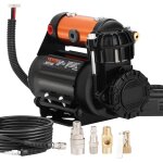 Mophorn - vevor compresseur a air 12 v 10 bar gonfleur pneu voiture portable 100 l / min protection thermique ...