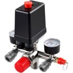 Compresseur d'air durable pompe pressostat , avec vanne contr�le r�gulateurs jauge - rwmanom�tre