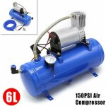 Senderpick - compresseur d'air �lectrique silencieux 12 v 150 psi - capacit� du r�servoir : 6 l - pour ...
