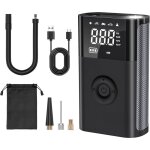 Compresseur  air portatif, 150psi gonfleur pneus voiture, compresseur  air avec manomtre, mini compresseur ...