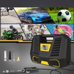 Compresseur  air portatif batterie, 6000mah compresseur air gonflage rapide, compresseur voiture 12v, ...