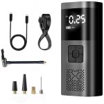 Compresseur � air portatif, gonfleur pneus voiture sans fil avec jauge, mini compresseur 150psi 12v dc, ...