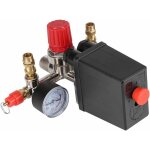 Memkey - compresseur d'air pressostat vanne de contrle 90 - 120 psi avec rgulateurs jauges doubles, ...
