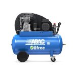 Compresseur d'air sans huile 200 litres 3 cv abac