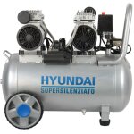 Compresseur d'air silencieux hyundai 50l 3hp
