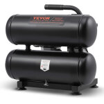 Compresseur deair sans huile, reservoir acier 18 l, 2, 0 cfm a 90 psi, pression maximale 120 psi, compresseur ...