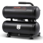 Compresseur deair sans huile, reservoir acier 18 l, 2, 0 cfm a 90 psi, pression maximale 120 psi, compresseur ...