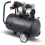 Compresseur deair sans huile, reservoir acier 30 l, 650 w, 2, 0 cfm 90 psi, pression max 120 psi, compresseur ...