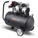Compresseur deair sans huile, reservoir acier 30 l, 650 w, 2, 0 cfm 90 psi, pression max 120 psi, compresseur ...