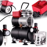 Compresseur de modelage � piston sans huile avec bouteille de 3 litres pour a�rographe