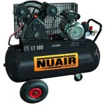 Nu air - nuair - compresseur pro de chantier 3cv 100 litres 390 l / min - b3800b / 100cm3