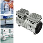 Compresseur silencieux sans huile 550 w compresseur d'air 3 / 4 ps air comprim� silencieux sans r�servoir ...