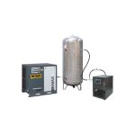 Nu air - compresseur � vis 7. 5 kw 500l 10cv s�cheur k - max 7. 5 / 10 / 500vg / es nuair