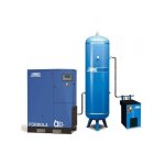 Compresseur � vis abac completform2008 20ch 500l avec r�servoir et s�cheur d'air