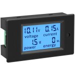 Compteur d'alimentation dc 6. 5 - 100v 100a multim�tre num�rique affichage lcd tension courant moniteur ...