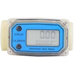 Compteur de d�bit de carburant de gazole de digital, d�bitm�tre de turbine 15 - 120l / min 1 compteur ...