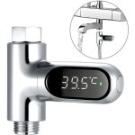 Compteur d'eau à affichage led thermomètre de douche numérique moniteur de température de bain instrument ... Compteur d'eau à affichage led thermomètre de douche numérique moniteur de température de bain instrument ...