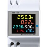 Compteur d'nergie compteur lectrique monophas din rail kwh compteur ac40 - 300v 100a, puissance lectricit ...