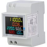Gistuch - compteur d'nergie monophas, compteur d'lectrique numrique avec cran lcd couleur ac 250 ...