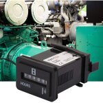 Compteur horaire m�canique � quartz 10 - 80 v ca / cc 99 999, 9 heures pour moteur et g�n�rateur