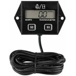 Compteur horaire de tachymtre numrique lcd, intervalle d'entretien programmable et rinitialisable, ...
