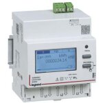 Compteur modulaire triphas� emdx� non mid raccordement direct 63a - 4 modules - avec sortie � impulsions ...