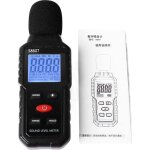 Compteur de niveau sonore num�rique avec �cran lcd r�tro�clair�, m�tre de d�cibel portatif, m�tre spl ...