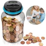 Compteur de tirelire numérique, pot de comptage automatique de pièces, tirelire, boîte d'économie d'argent, ... Compteur de tirelire numérique, pot de comptage automatique de pièces, tirelire, boîte d'économie d'argent, ...
