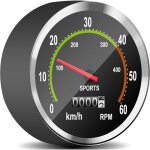 Compteur de v�lo pour v�lo et ordinateur �tanche m�canique analogique avec donn�es pr�cises r�tro compteur ...