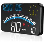 Compteur de vitesse gps numérique, affichage tête haute hud gm avec speed mph, direction de la boussole, ... Compteur de vitesse gps numérique, affichage tête haute hud gm avec speed mph, direction de la boussole, ...