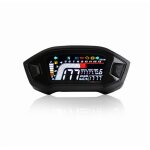 Compteur de vitesse moto tachym�tre universel lcd jauge num�rique compteur de niveau de carburant pour ...
