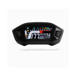 Compteur de vitesse moto tachymètre universel lcd compteur kilométrique numérique jauge de niveau de ... Compteur de vitesse moto tachymètre universel lcd compteur kilométrique numérique jauge de niveau de ...
